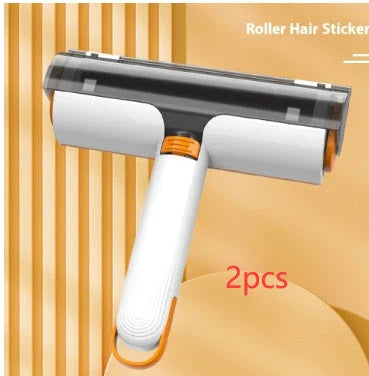 A versatile pet hair removal brush made of durable ABS material, allowing for effortless grooming and cleaning of fabrics and surfaces.