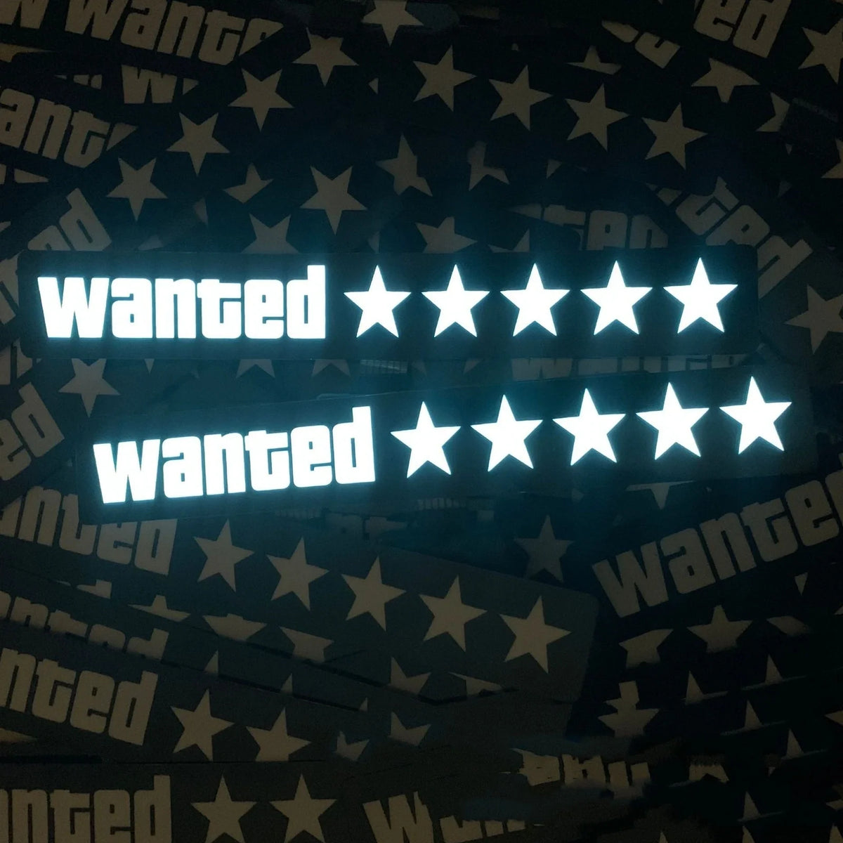 27cm luminous car sticker with 0.35mm thickness and 8000-hour lifespan for dashboard lighting