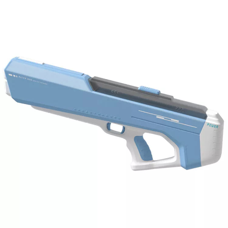 Electric Water Gun Toy in blue, pink, or white with 12-metre range for outdoor summer play