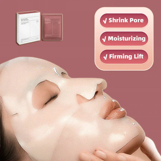 Rejuvenating collagen face mask for hydrating, firming, and brightening skin