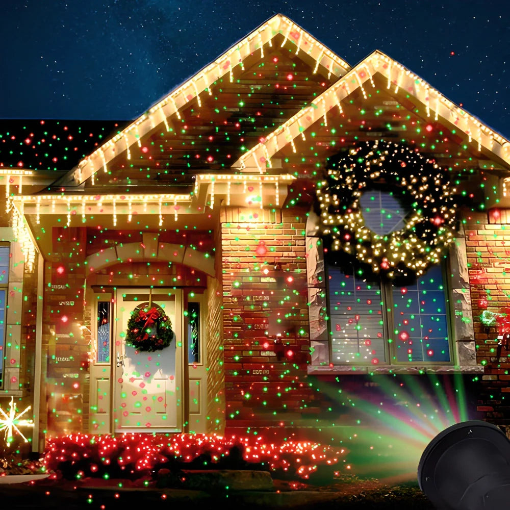 Christmas Sky Star Projection Lamp - Illuminate your garden with a dazzling display of twinkling stars