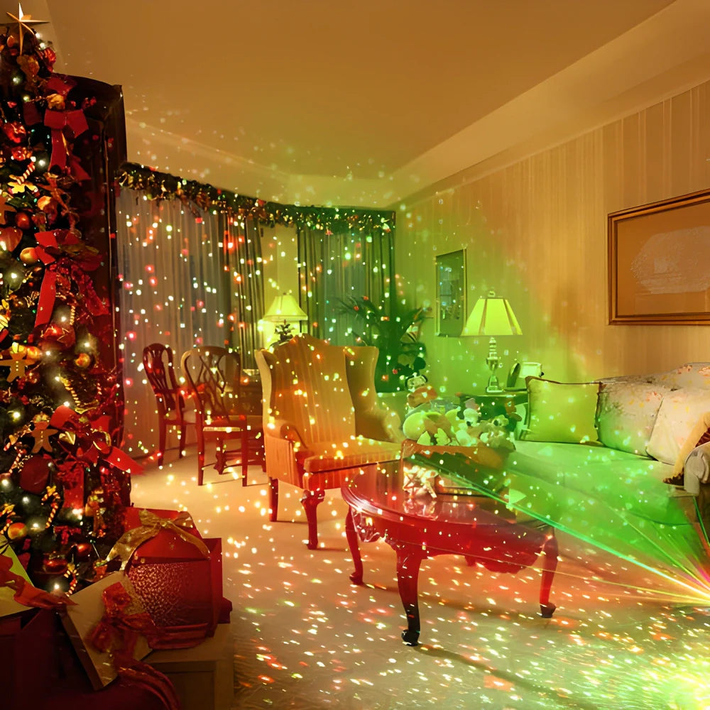 Christmas Sky Star Projection Lamp - Illuminate your garden with a dazzling display of twinkling stars