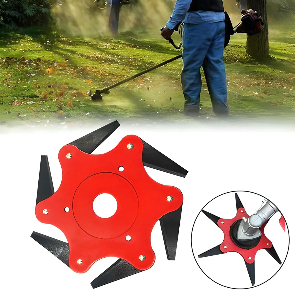 PowerBlades™️ Manganese Steel Grass Trimmer Blades Head - Durable, Versatile, and Precision-Cutting Lawn Care Tool
