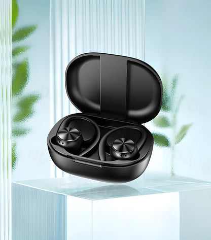 Stylish Bluetooth wireless sports headphones with deep bass and crystal-clear sound for an immersive audio experience