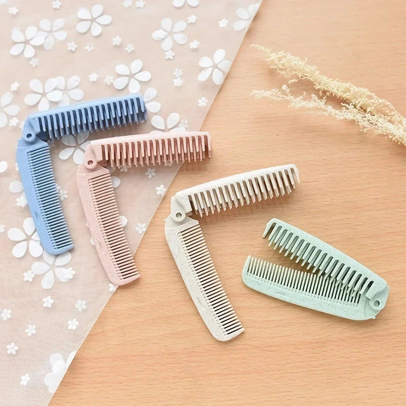 Homeenjoy UK Premium Folding Anti-Static Hair Brush and Comb for Effortless Styling