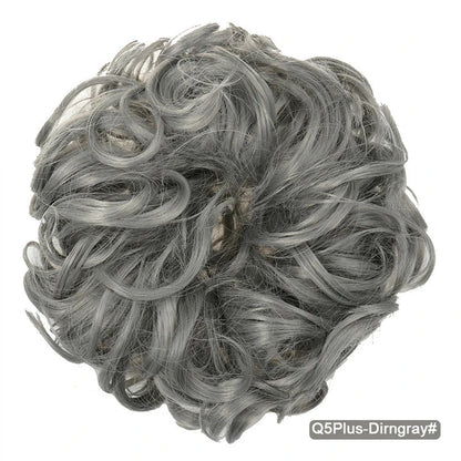 Messy Chignon Donut Hair Bun Pad in Fawn Brown colour, a versatile hair accessory that creates a stylish and effortless bun hairstyle.
