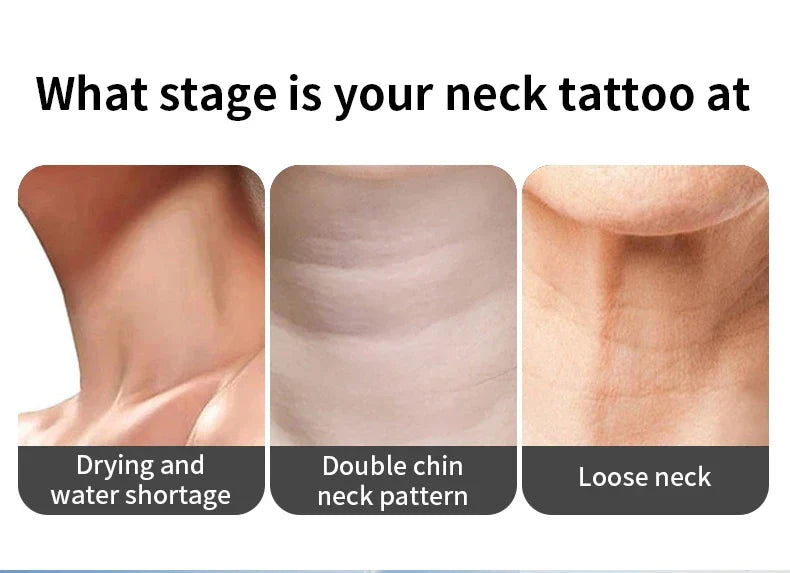 Neck and Face Beauty Device with Colorful LED Photon Therapy for Skin Tightening, Wrinkle Reduction and Double Chin Removal