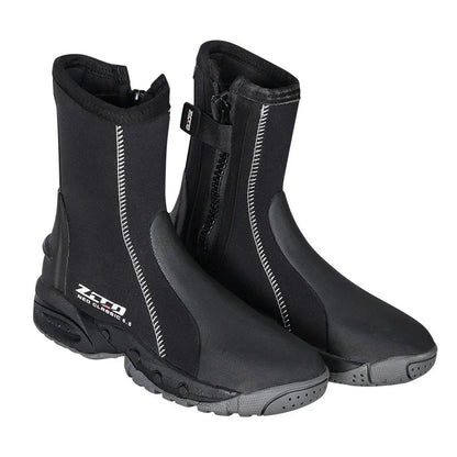 Premium non-slip outdoor beach and diving boots with durable rubber outsole and neoprene upper for waterproof protection and superior grip