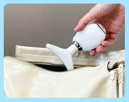 Neck and Face Beauty Device with Colorful LED Photon Therapy for Skin Tightening, Wrinkle Reduction and Double Chin Removal