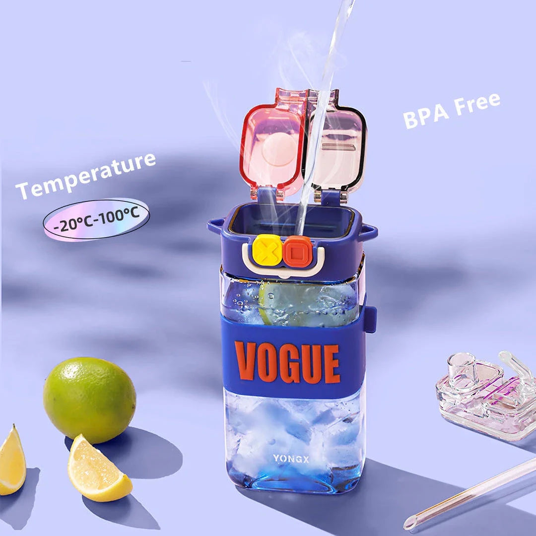 Eco-Friendly Leak-Proof Double Drinking Water Bottle with Vibrant Colour Options for Active Kids