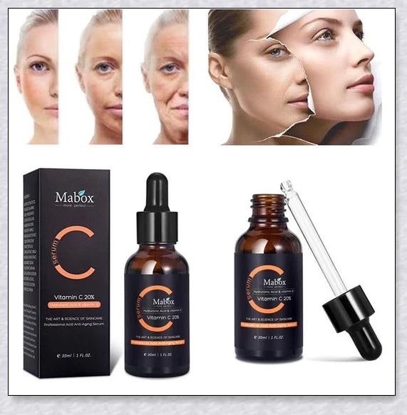 Mabox Award Winning Acne Clarifying Vitamin C Serum - A powerful skincare solution to combat breakouts and nourish skin
