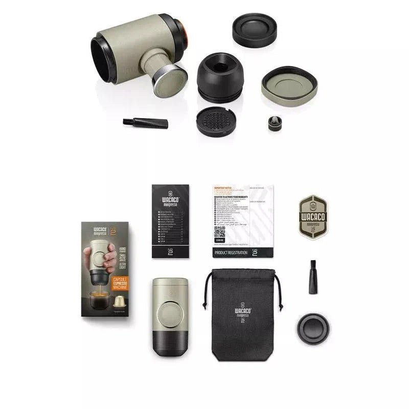 Portable Espresso Maker NS2, a compact and eco-friendly device that allows you to enjoy rich, creamy espresso anywhere.