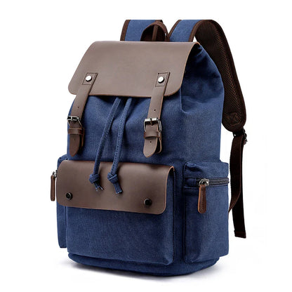 Versatile canvas backpack with spacious capacity, secure draw-string closure, and durable construction for everyday use