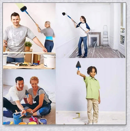 Paint Roller Pro No-Mess Kit with large paint chamber and micro-fibre roller head for flawless, mess-free painting