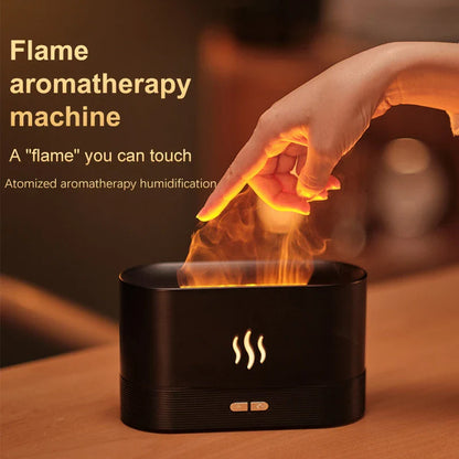 Premium Flame Humidifier with Aromatic Mist and Mesmerising Lighting Effect