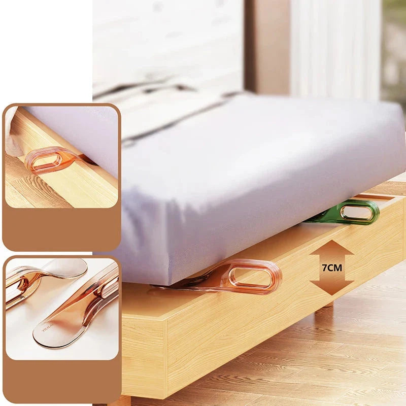 Ergonomic mattress lifting tool with 30-degree angled design and rounded handle for easy, comfortable mattress adjustment