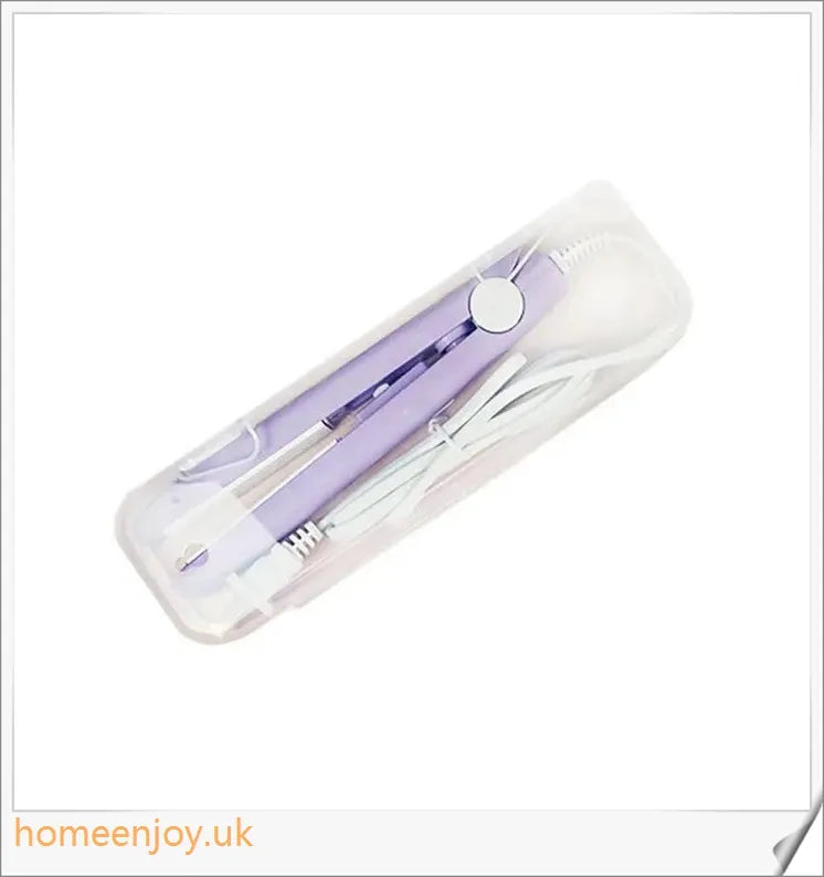 Ceramic Mini Hair Curler with 3D floating plate for creating smooth, silky hairstyles