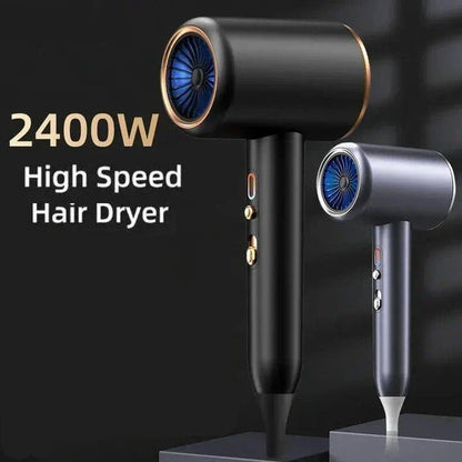 2400W Professional High-Speed Hair Dryer with Negative Ion Technology and Ultra Quiet Design