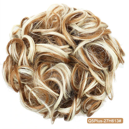 Messy Chignon Donut Hair Bun Pad in Fawn Brown colour, a versatile hair accessory that creates a stylish and effortless bun hairstyle.