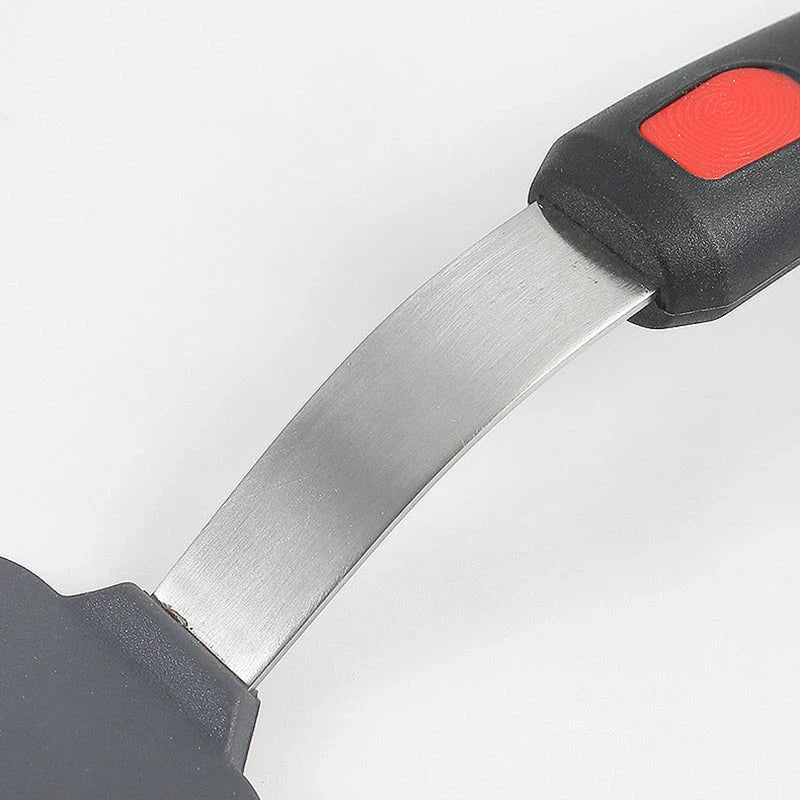 High-performance silicone spatula with stainless steel core for durable, heat-resistant cooking