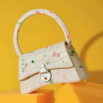 Elegant Half Moon Genuine Leather Handbag - Timeless British Style Accessory