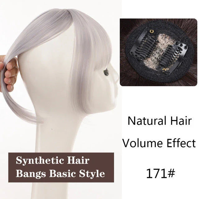 Premium synthetic hair fringe wig in various colours, designed for a natural-looking, flawless hairstyle