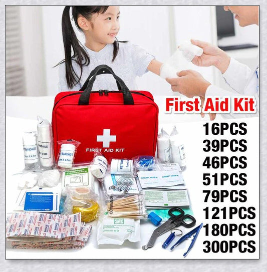 Premium Portable First Aid Medical Kit with Comprehensive Medical Supplies for Emergency Situations