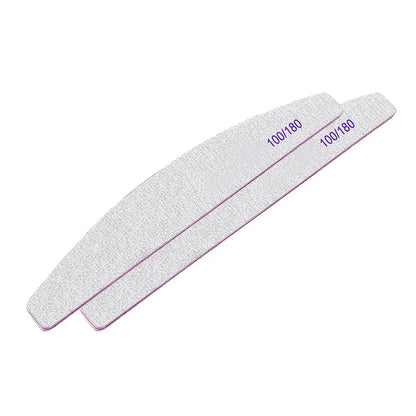 Dual-Sided Emery Board Nail Files for Salon-Quality Nails at Home or On-the-Go