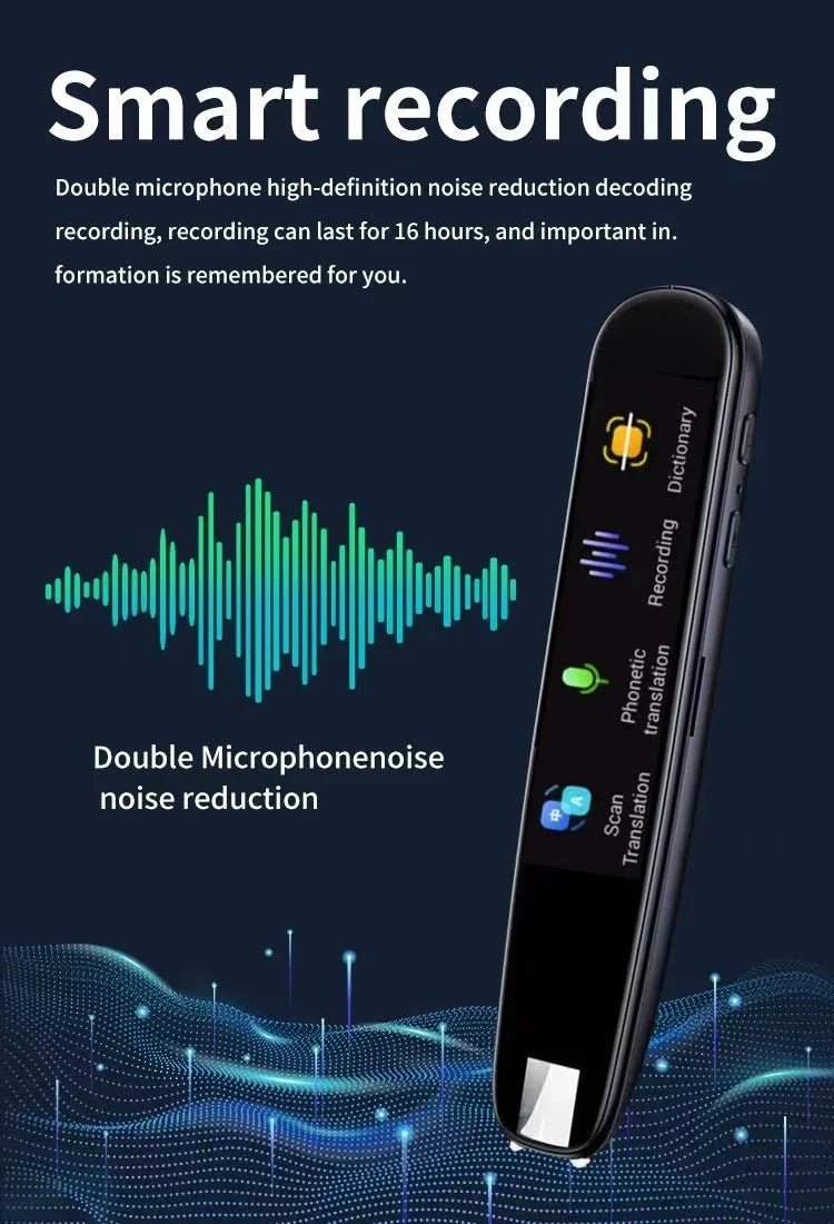 International Edition Scanning Translation Pen with advanced optical character recognition technology for seamless multilingual translation