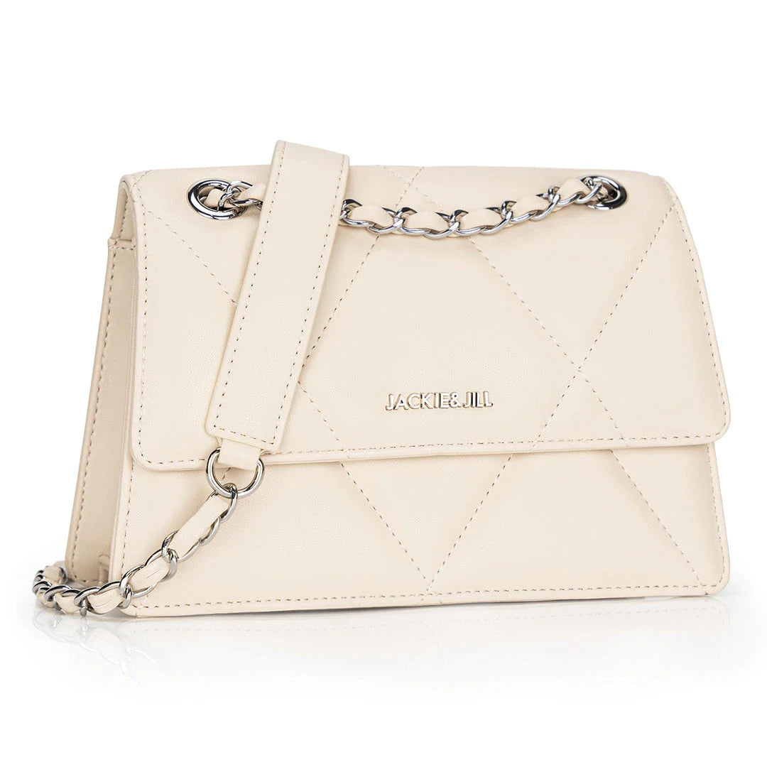 Premium PU leather shoulder bag with a chic diamond pattern, perfect for everyday elegance and versatility.