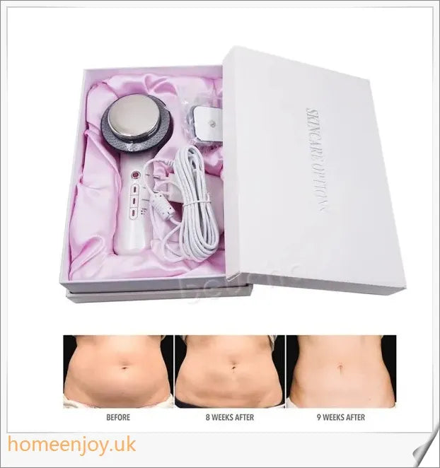 Ultrasonic Cavitation Fat Burner Device with Infrared Therapy and Microcurrent for Body Slimming and Anti-Cellulite Treatment