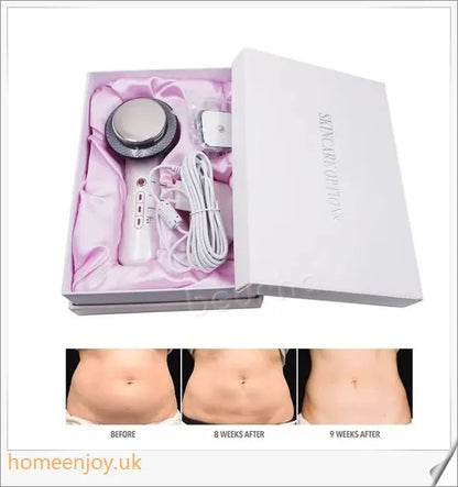 Ultrasonic Cavitation Fat Burner Device with Infrared Therapy and Microcurrent for Body Slimming and Anti-Cellulite Treatment