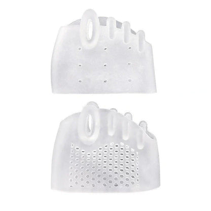 Premium silicone toe separator with honeycomb design for hallux valgus and foot alignment correction