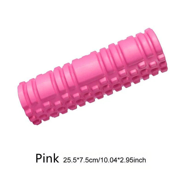 Premium eco-friendly fitness foam roller with massage points for muscle recovery and flexibility