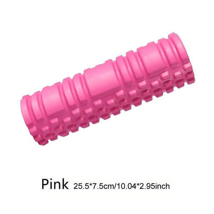 Premium eco-friendly fitness foam roller with massage points for muscle recovery and flexibility