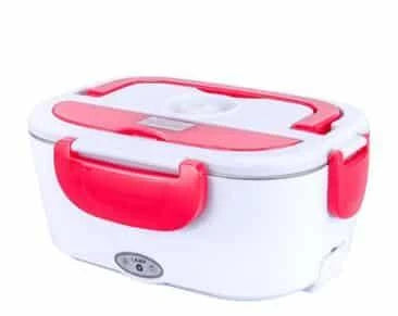 Portable Electric Heating Lunch Box with 1.2-litre capacity, 40-watt heating, and durable plastic construction for hot, freshly prepared meals on the go.