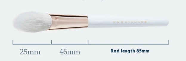 Deluxe 10-Piece Portable Makeup Brush Set with Premium Synthetic Fibres for Flawless, Radiant Makeup Application