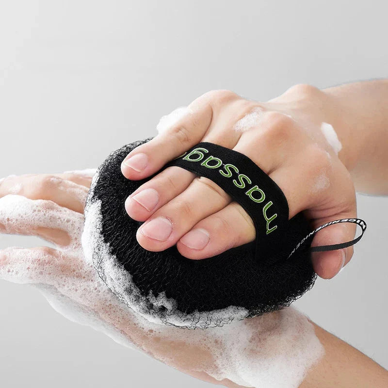 Exfoliating Bath Sponge Balls with 3D massage design for a luxurious, rejuvenating shower experience