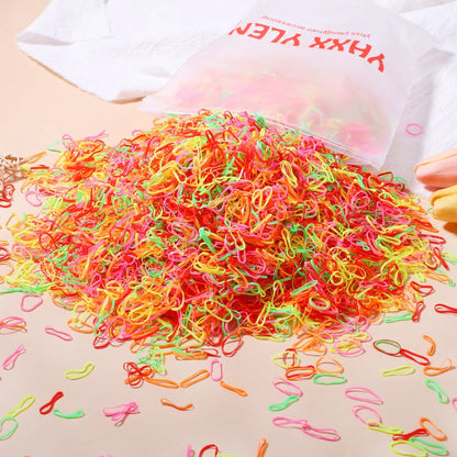 500 Vibrant and Durable Disposable Hair Bands for Girls in Various Colours