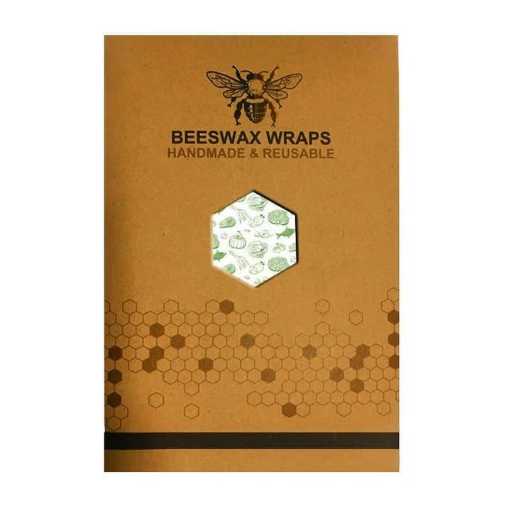 Eco-Friendly Reusable Cotton Food Wraps for Storing and Preserving Food in a Sustainable Way