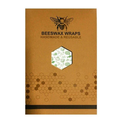 Eco-Friendly Reusable Cotton Food Wraps for Storing and Preserving Food in a Sustainable Way