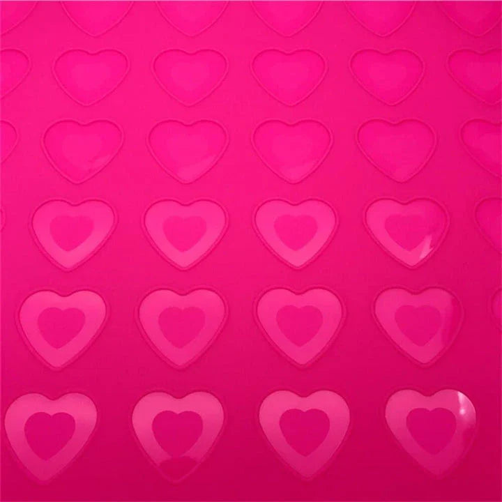 42-cup premium silicone macaron baking mould in pink colour