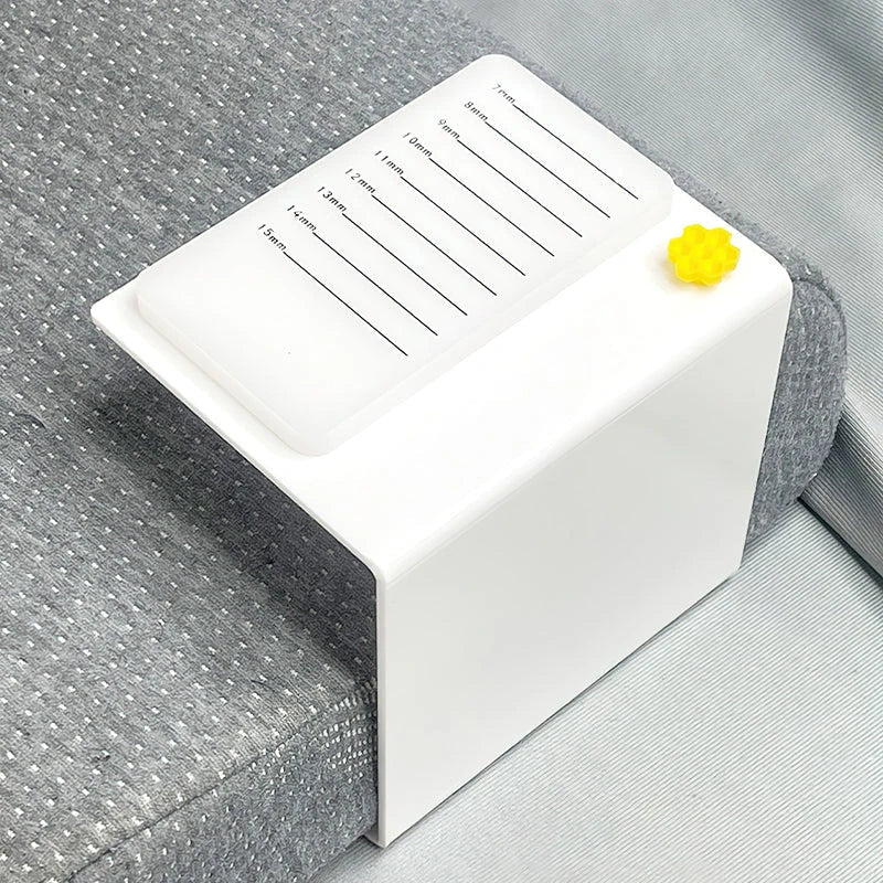 Portable Eyelash Extension Pillow and Glue Holder Tray for Beauty Professionals