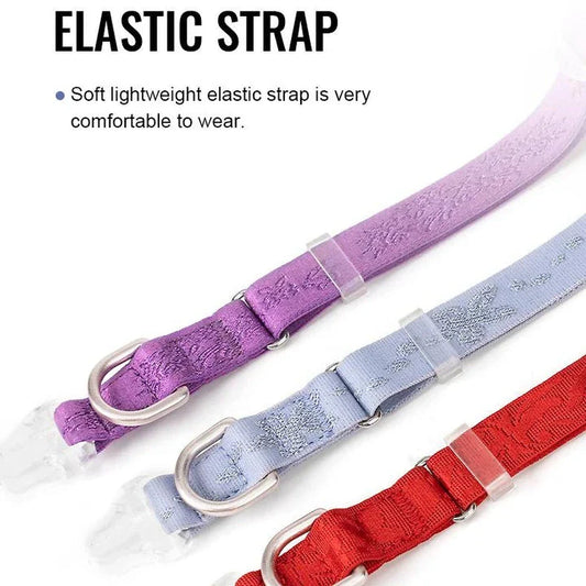 Adjustable Comfort Collar for Cats & Small Dogs in various colours, including black, blue, purple, and red