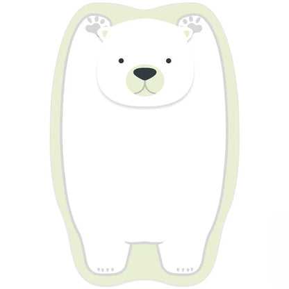 Charming animal-themed decorative rugs in various designs, including cats, foxes, lions, dogs, bunnies, wolves, and bears, adding a touch of whimsy and warmth to living rooms, bedrooms, and other cosy spaces.