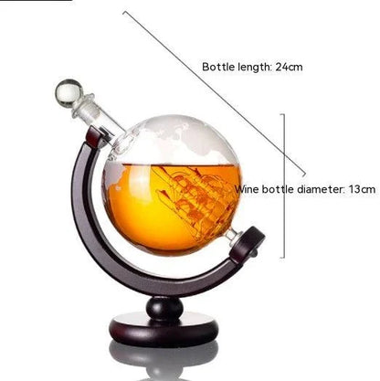 Trendha Glass Wine Decanter, a premium borosilicate glass vessel for serving elegant craft beverages in style