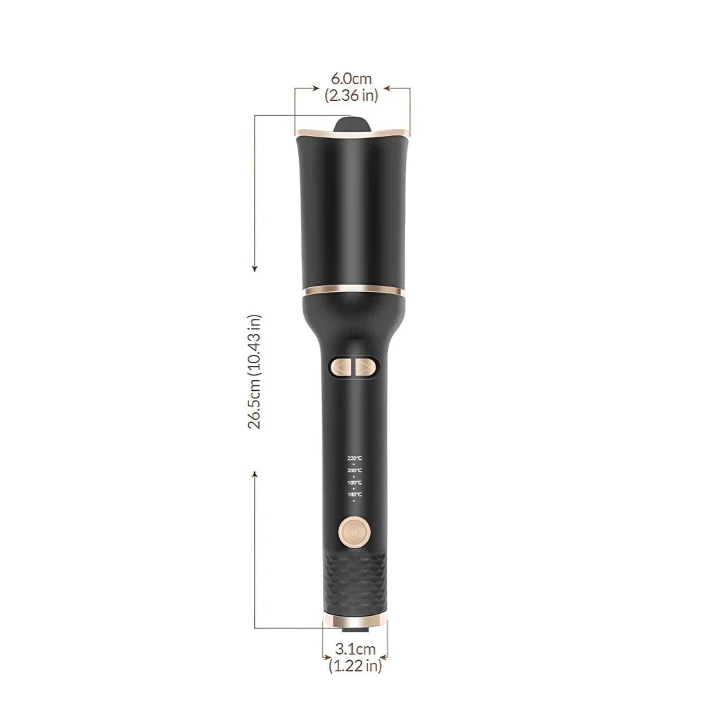 Auto-Rotating Ceramic Hair Curler with Salon-Quality Curling Capabilities