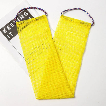 Premium Exfoliating Bath Sponge from Africa with Durable Nylon Construction and Stretchable Design for Full-Body Cleansing