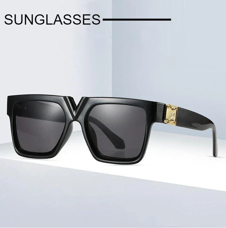 Chic and stylish square sunglasses with a durable plastic frame and premium acrylic lenses for women in the UK