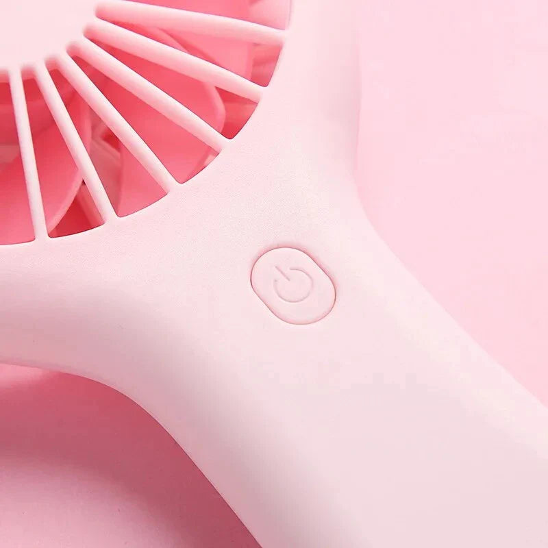 Compact USB Mini Fan with Adjustable Speeds and Ultra-Quiet Operation for Home and Office Use